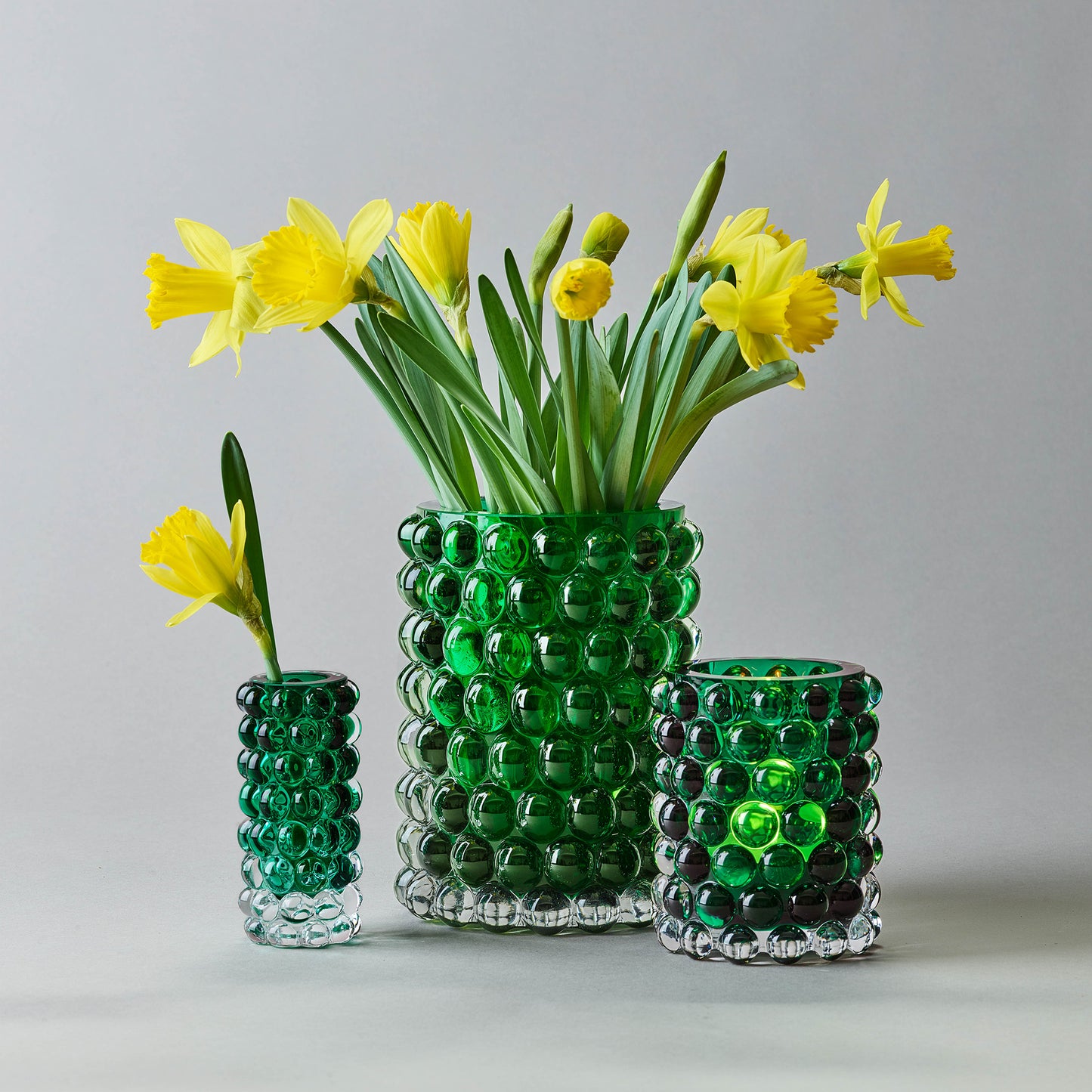 HURRICANE BOULE MINI, Green Mini Vase
