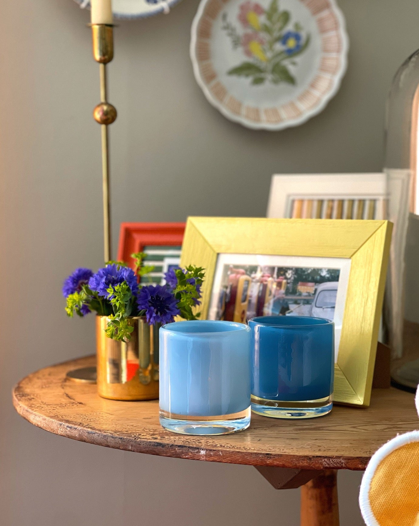 HURRICANE LAMP CANDY SMALL, Sea Windlicht