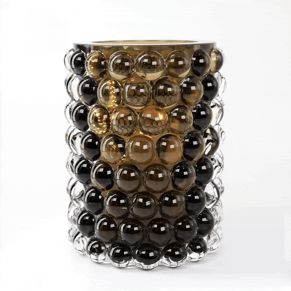 HURRICANE LAMP BOULE LARGE, Tobacco