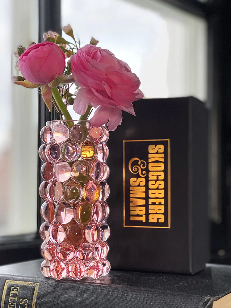 HURRICANE BOULE MINI, Rosé Mini Vase