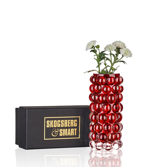 HURRICANE BOULE MINI, Cardinal Red vase