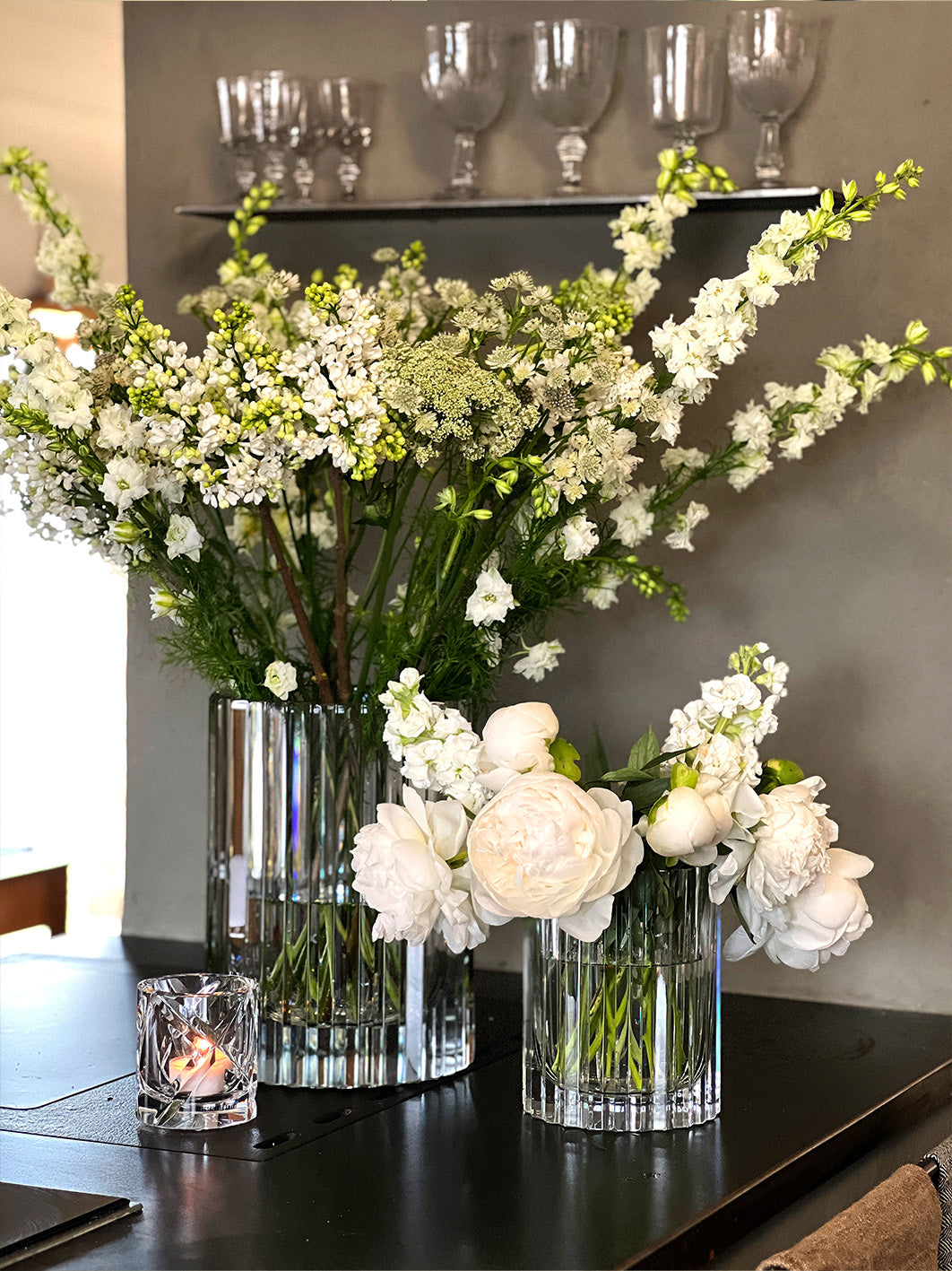 HURRICANE CRYSTAL LAMP MEDIUM, Strict