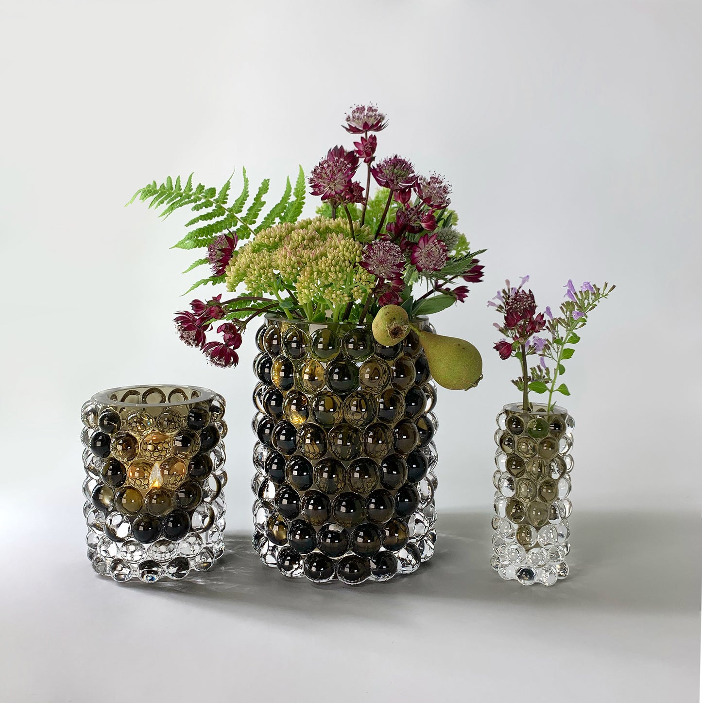 HURRICANE BOULE MINI, Tobacco Mini Vase