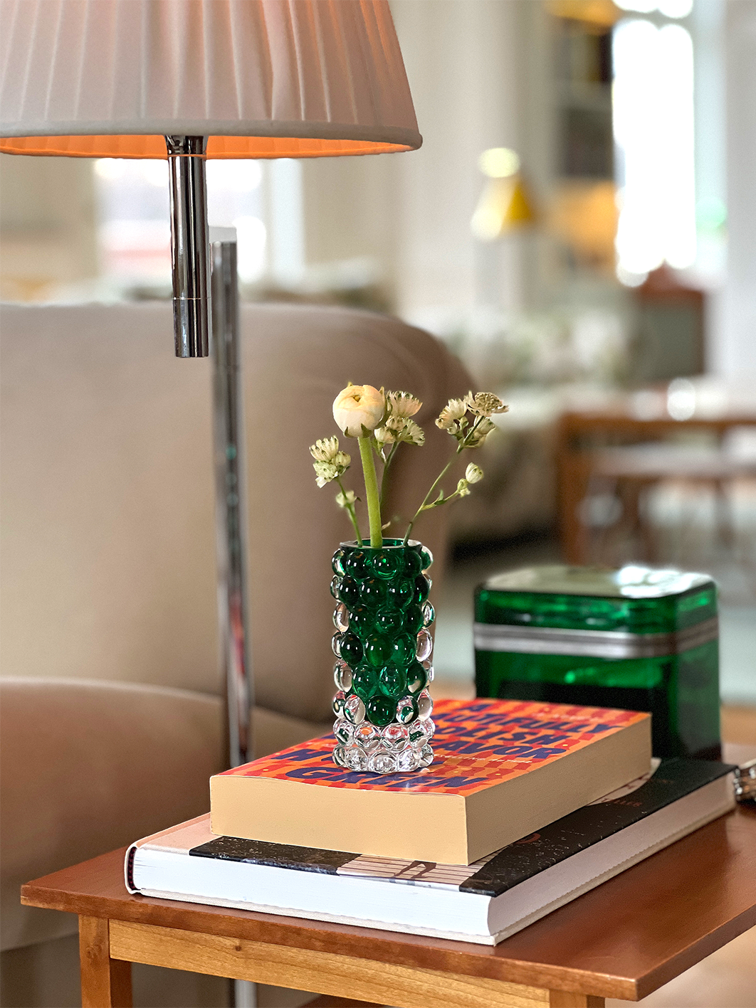 HURRICANE BOULE MINI, Green Mini Vase