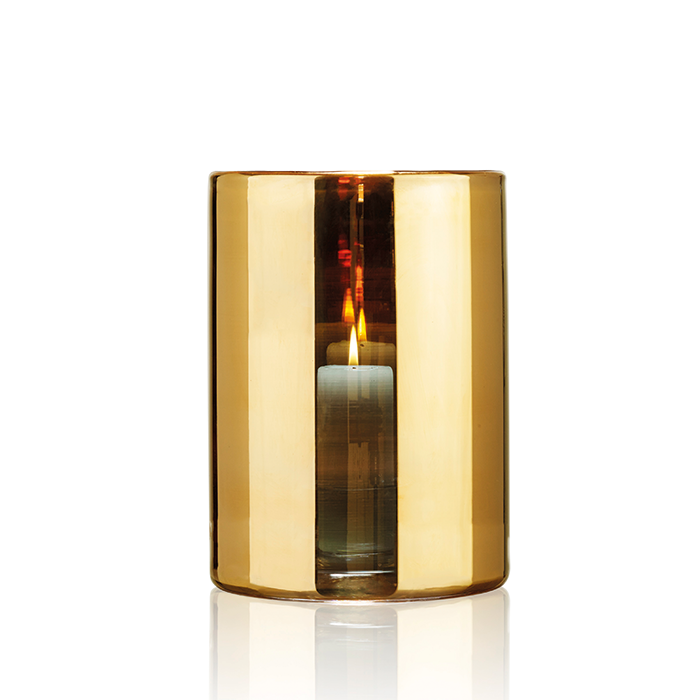 HURRICANE LAMP LARGE, Gold Skogsberg&Smart