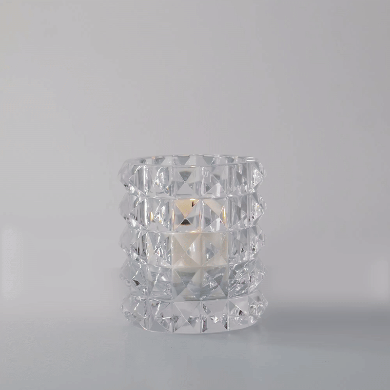 HURRICANE CRYSTAL LAMP REGULAR, Stud Ljuslykta