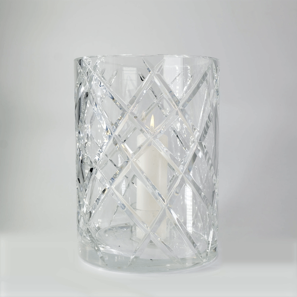 HURRICANE CRYSTAL LAMP LARGE, Clear