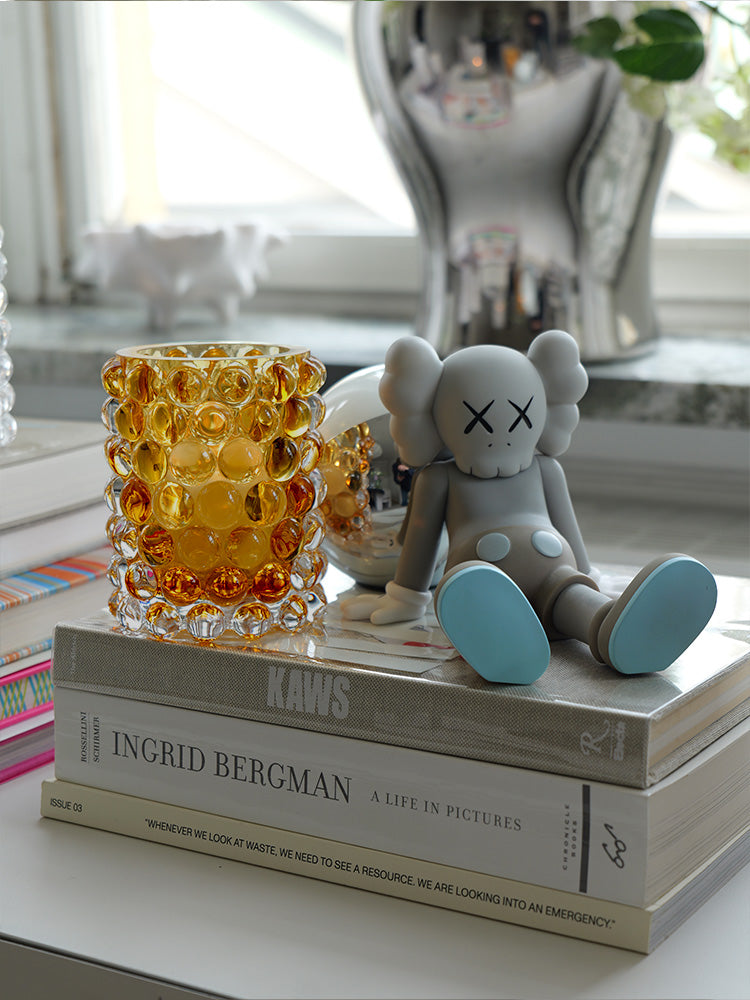 HURRICANE LAMP BOULE REGULAR, Amber