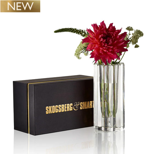 HURRICANE CRYSTAL VASE, Clear Strict