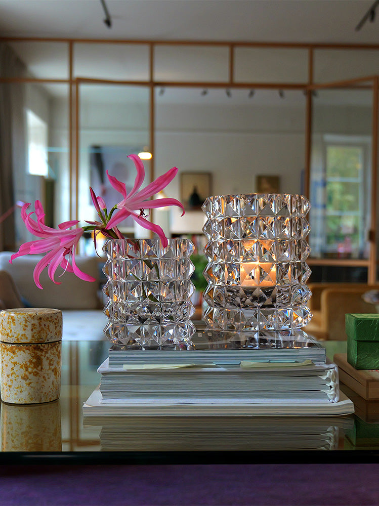 HURRICANE CRYSTAL LAMP REGULAR, Stud Ljuslykta